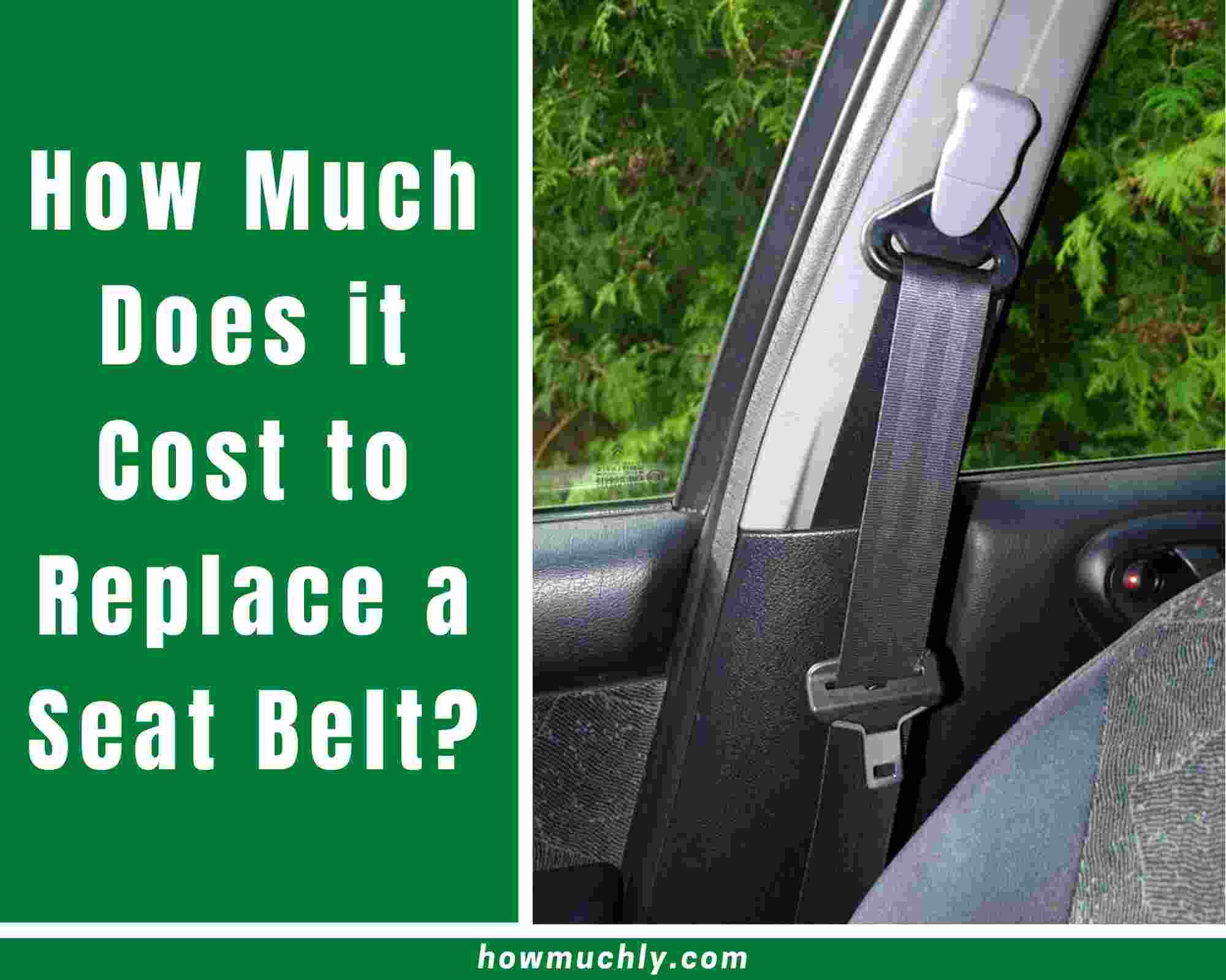 Cost To Replace A Seat Belt, How Much Does It Cost To Replace Car Seat Belts